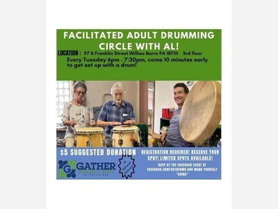 Facilitated Adult Drumming Circle